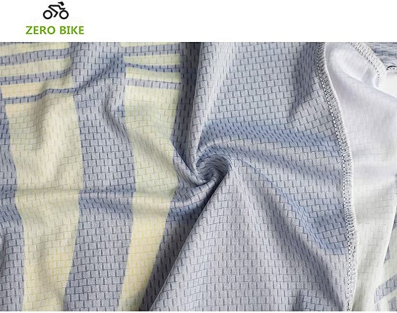 ZEROBIKEÂ® Men Breathable Quick Dry Comfortable Short Sleeve Jersey + Padded Shorts Cycling Clothing Set Cycling Wear Clothes - Image 4